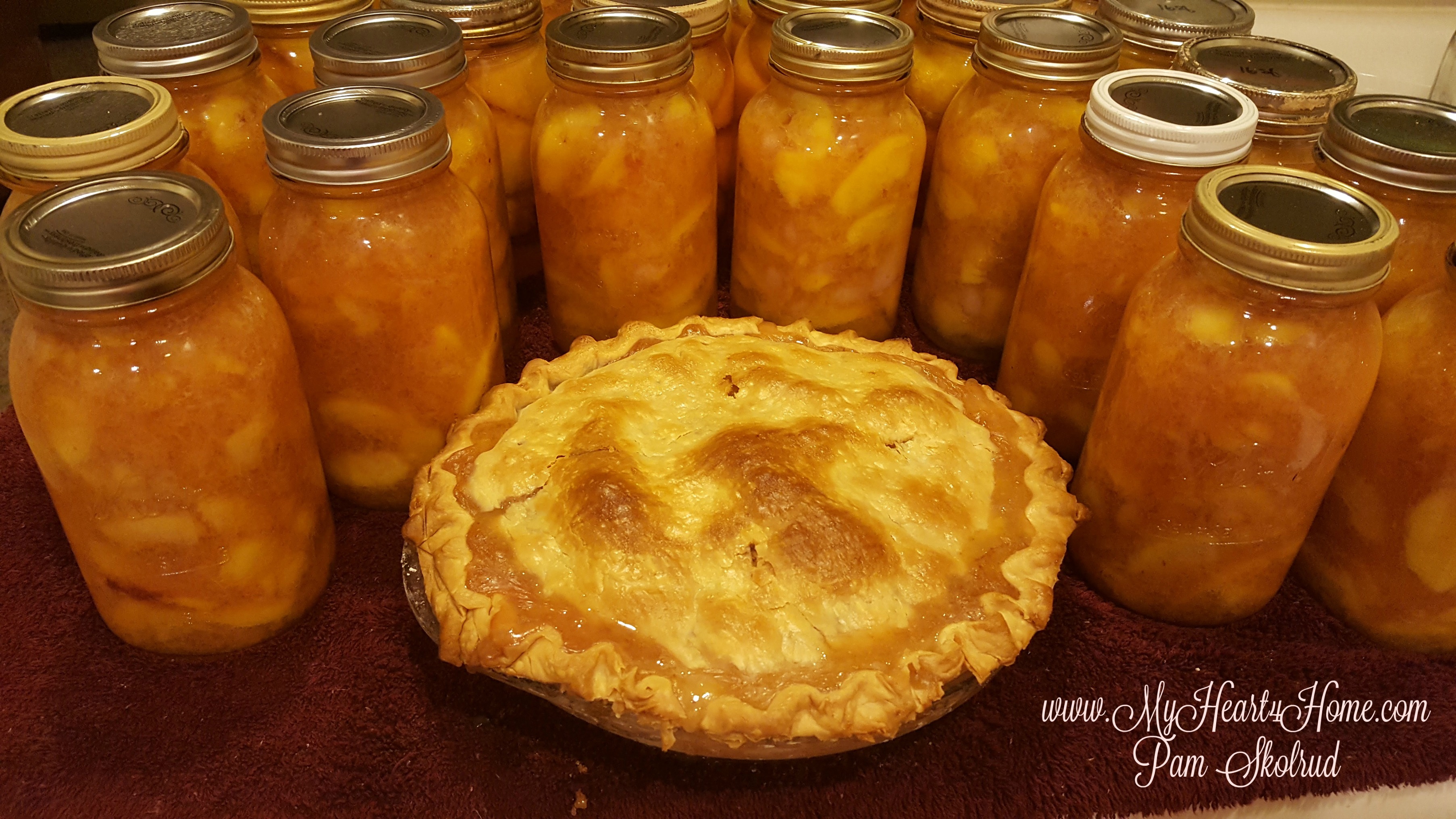 Sugar-free Peach Pie Filling