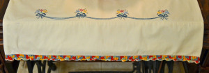 Embroidery and edging