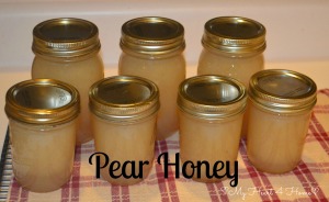 Pear Honey