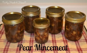 Pear Mincemeat