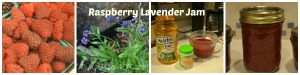 Raspberry Lavender Jam Collage