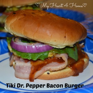 The Tiki Dr Pepper Bacon Burger 2014